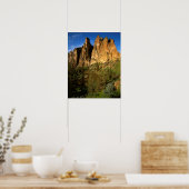 Poster États-Unis, Oregon, Granite Cliffs à Smith Rock St (Cuisine)