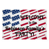 Poster États-Unis Patriotique Américain Drapeau Tiles Cal (Devant)