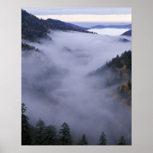 Poster États-Unis, Tennessee. Parc national des Great Smo