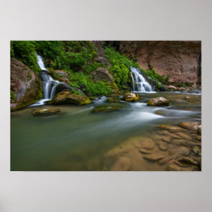 Poster États-Unis, Utah, Parc national de Zion. La Vierge