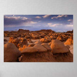 Poster États-Unis;Utah. Vue sur le parc d'état de Goblin 