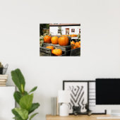 Poster États-Unis, Vermont. Citrouilles (Bureau à domicile)