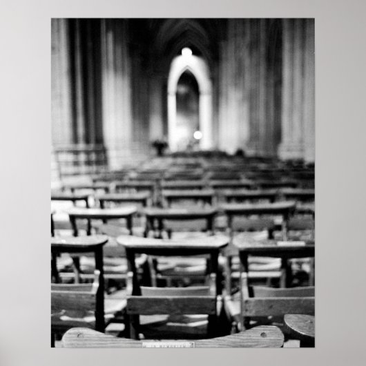 Poster États-Unis, Washington DC. Boutons de l'église nat (Devant)