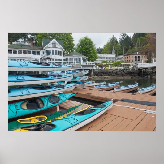 Poster États-Unis, Washington, îles San Juan (Devant)