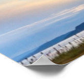 Poster États-Unis, Washington, îles San Juan. Coucher de (Coin)