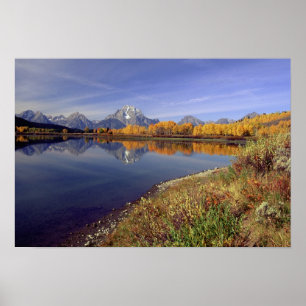 Poster États-Unis, Wyoming, Grand Teton National Park. Mt
