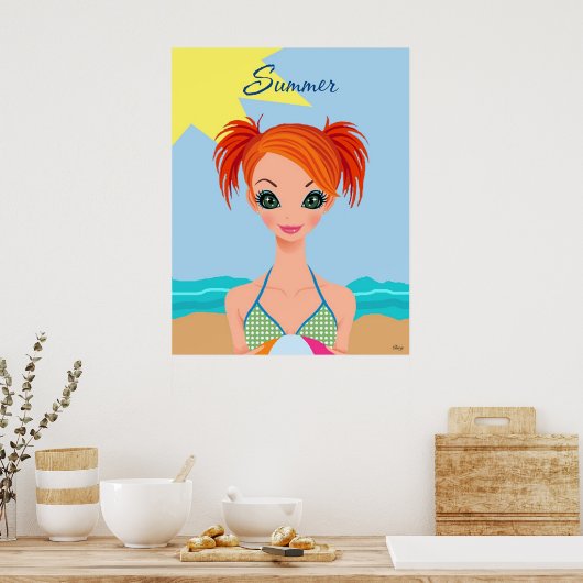 Poster Été (Cuisine)