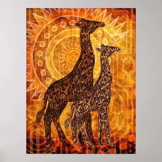 Poster Été africain (Devant)