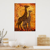 Poster Été africain (Cuisine)