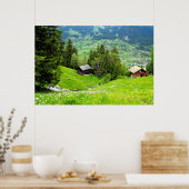 Poster Eté alpin en Suisse (Cuisine)