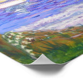 Poster Été calme à la plage (Coin)