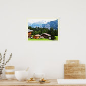 Poster Été dans les Alpes suisses (Cuisine)