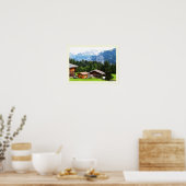 Poster Été dans les Alpes suisses (Cuisine)