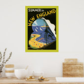 Poster Été En Nouvelle-Angleterre (frontière) (Cuisine)