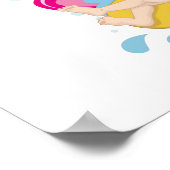 Poster Été Fille blonde (Coin)