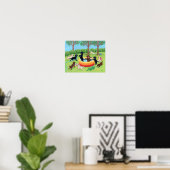 Poster Été Fun Labradors (Bureau à domicile)