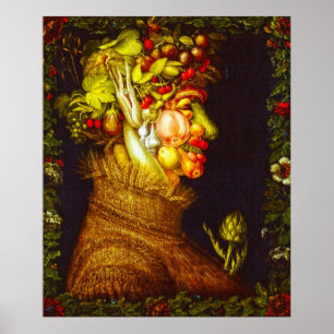 Poster Été - Giuseppe Arcimboldo