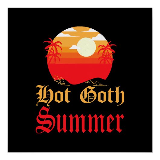 Poster été gothique chaud (Devant)