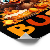 Poster Été Halloween Funky Skeleton Ice Cre (Coin)