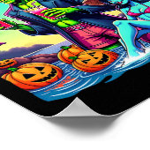 Poster Été Halloween Zombie Frankenstein Bo (Coin)