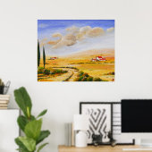 Poster Été italien (Bureau à domicile)