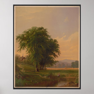 Poster Été par Alfred Bricher