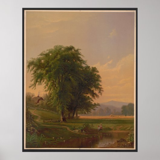 Poster Été par Alfred Bricher (Devant)