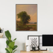 Poster Été par Alfred Bricher (Bureau à domicile)