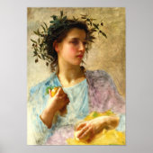 Poster Été par William Bouguereau (Devant)