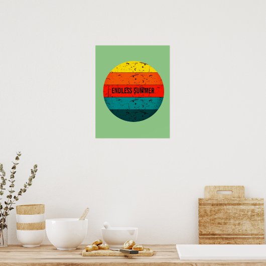 Poster Été sans fin, papier d'affiche de valeur (Matte) (Cuisine)