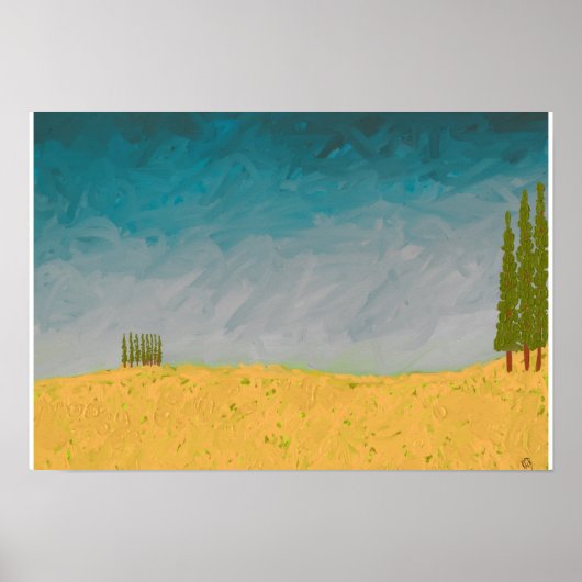 Poster Été toscan (Devant)