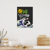Poster Été vintage Spring Break (Cuisine)
