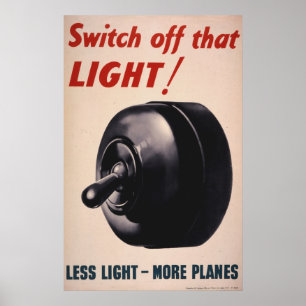 Poster Éteins Cette Lumière !