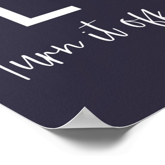 Poster Éteins l'amour du commutateur caché du mal (Coin)