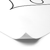 Poster "Étendez-vous !" (Coin)