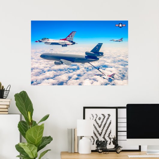 POSTER ÉTENDUE KC-10 (Bureau à domicile)