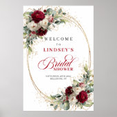 Poster Éternelle Robe de Mariée Bohème Florale Blanche de (Devant)