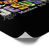 Poster Êtes-vous Fall-o-ween Jésus Citrouille Épouvantabl (Coin)