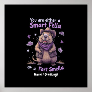 Poster Êtes-vous une Smart Fella ou une Fart Smella Funny