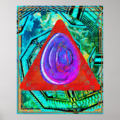 Poster Ether élémentaire dans l'aide de méditation de feu (Devant)