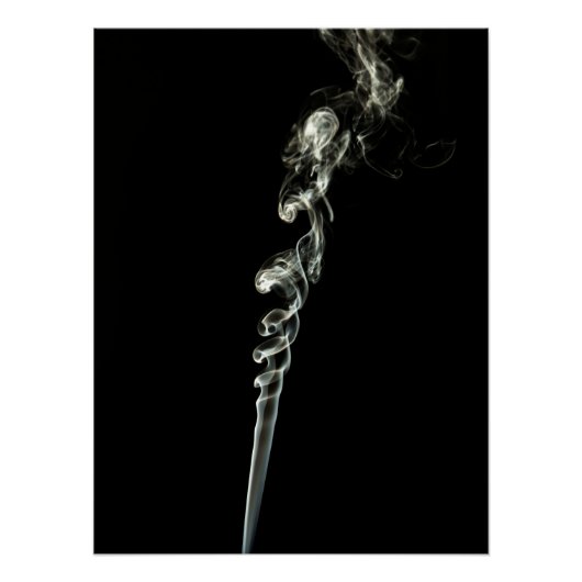 Poster Ethereal Dance of Incense Smoke (Devant)