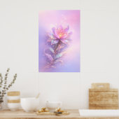 Poster Ethereal Lotus Light (Cuisine)