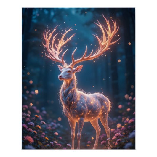 Poster Ethereal Spirit Stag (Devant)