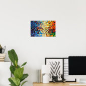 Poster Ethereal Swirls Art Moderne Abstrait (Bureau à domicile)