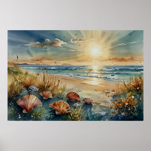 Poster Ethereal Underwater Scene (Devant)