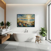 Poster Ethereal Underwater Scene