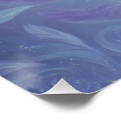 Poster Ethereal Violet Dancer in Dream Motion (Coin)