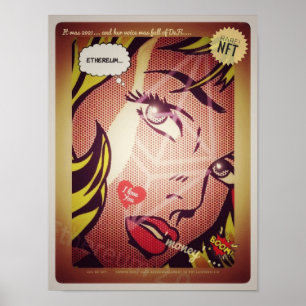 Poster 'Ethereum Girl' 2021
