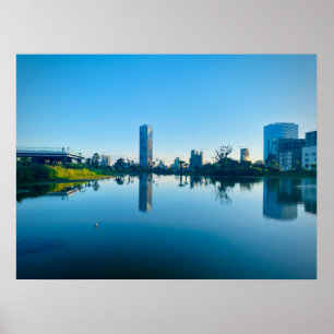 Poster Ethiopie Addis Abeba Skyline Friendship Park