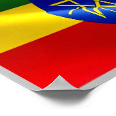 Poster Éthiopie - Drapeau éthiopien - (Coin)